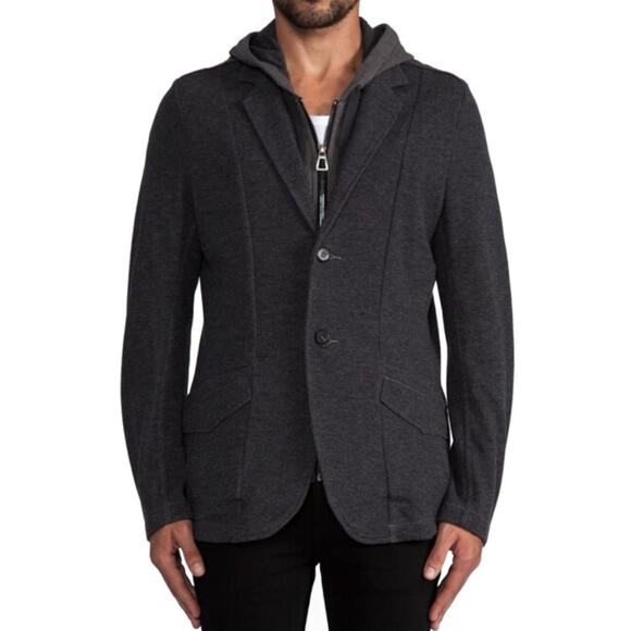 Howe 4 on the Floor Layered Jacket in Civilian Grey Hooded Men’s Size Large - Picture 9 of 9